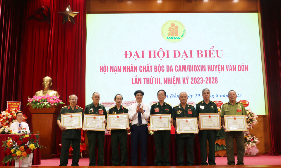Đại hội Đại biểu Hội nạn nhân chất độc da cam/dioxin huyện Vân Đồn lần thứ III