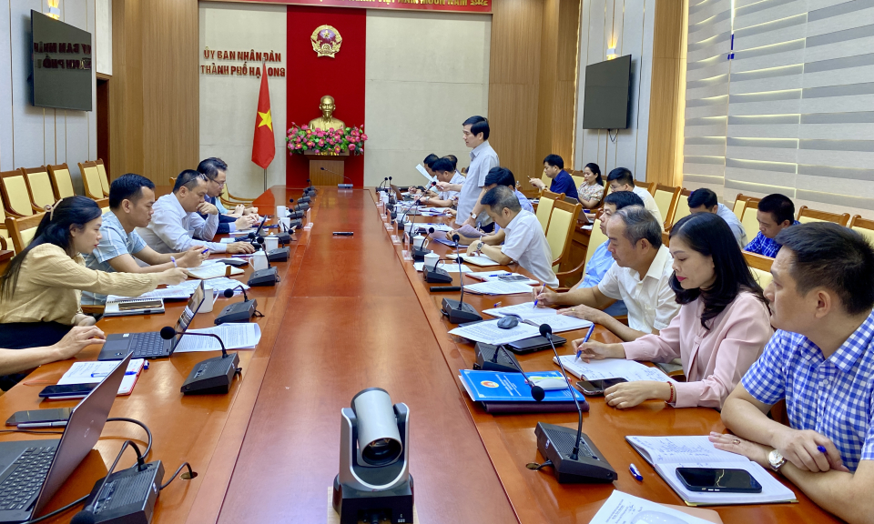 TP Hạ Long bàn giải pháp tháo gỡ khó khăn, vướng mắc của các dự án