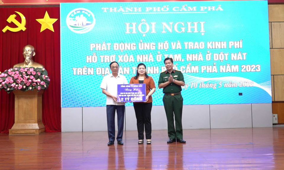 TP Cẩm Phả: Trên 4,9 tỷ đồng kinh phí từ xã hội hóa để xóa nhà ở tạm