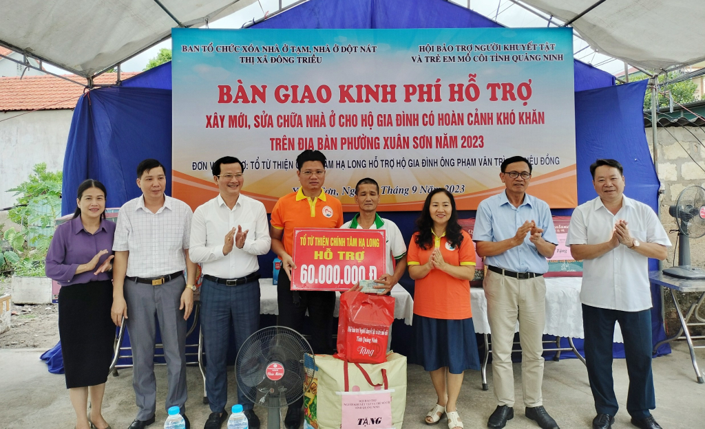 Tỉnh Hội Quảng Ninh khánh thành 3 ngôi Nhà tình thương cho người khuyết tật