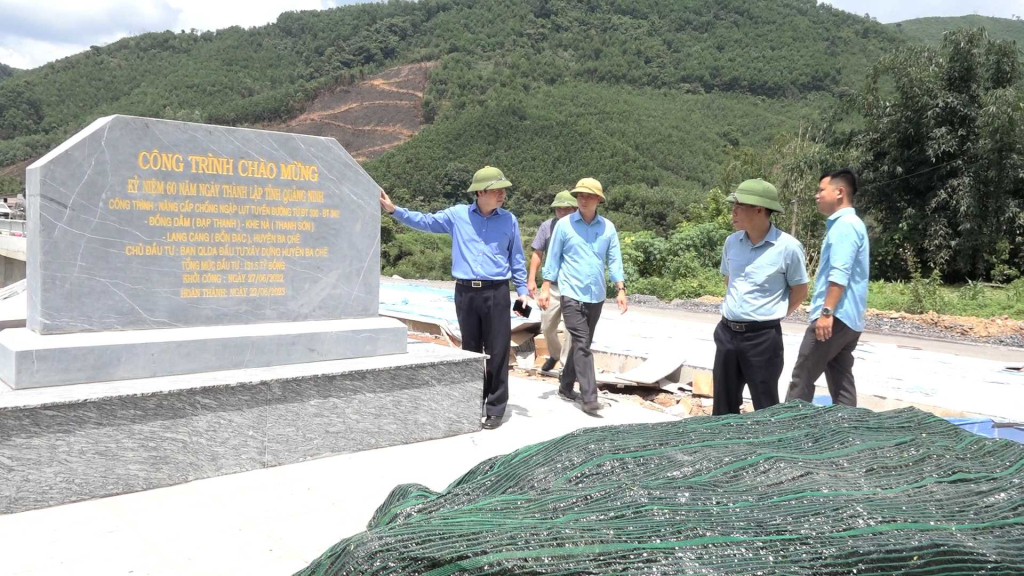 Công trình nâng cấp chống ngập lụt tuyến đường từ ĐT 330 - ĐT 342 - Đồng Dằm (Đạp Thanh) - Khe Nà (Thanh Sơn) - Lang Cang (Đồn Đạc) hoàn thành vào ngày 27/6/2023, với tổng kinh phí 131 tỷ 500 triệu đồng.