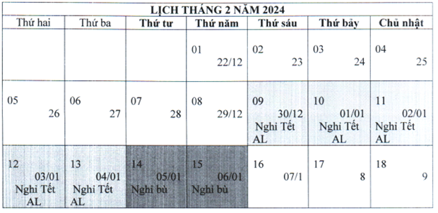 De xuat hai phuong an nghi dip Tet Nguyen dan nam 2024 keo dai 7 ngay hinh anh 3