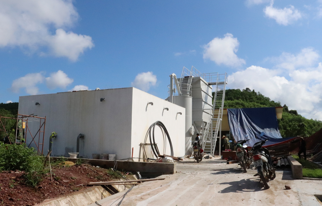 Công trình cung cấp nước sạch sinh hoạt cho các hộ dân 2 thôn: Thành Công và Khe Lọng ngoài đã hoàn thành.