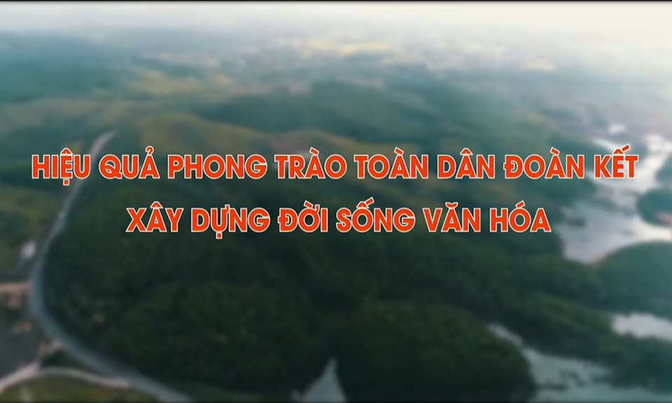 Hiệu quả phong trào toàn dân đoàn kết xây dựng đời sống văn hóa