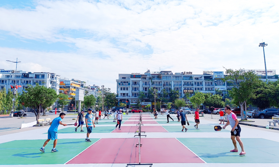 Lần đầu tiên ra mắt môn thể thao Pickleball ở Quảng Ninh