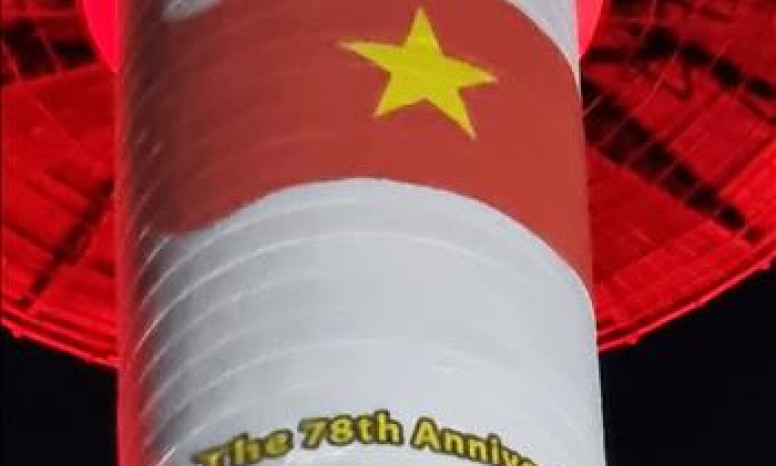 Quốc khánh 2/9: Hàn Quốc trình chiếu hình ảnh quốc kỳ Việt Nam