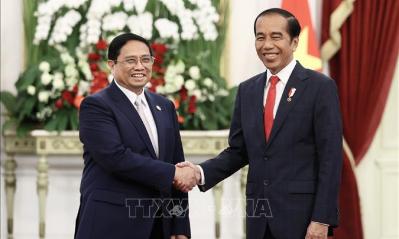 Thủ tướng Phạm Minh Chính hội kiến Tổng thống Indonesia Joko Widodo