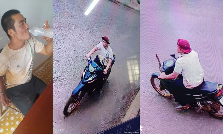 Trại viên cai nghiện ma túy bỏ trốn, cướp xe máy người đi đường