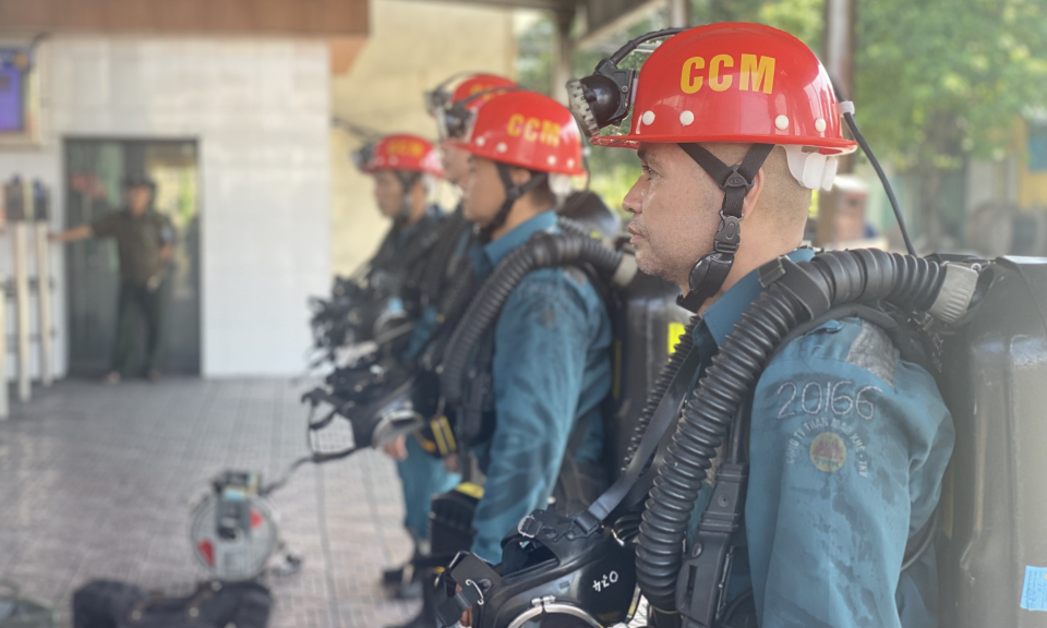 Bồi dưỡng kỹ năng cho đội cấp cứu mỏ bán chuyên