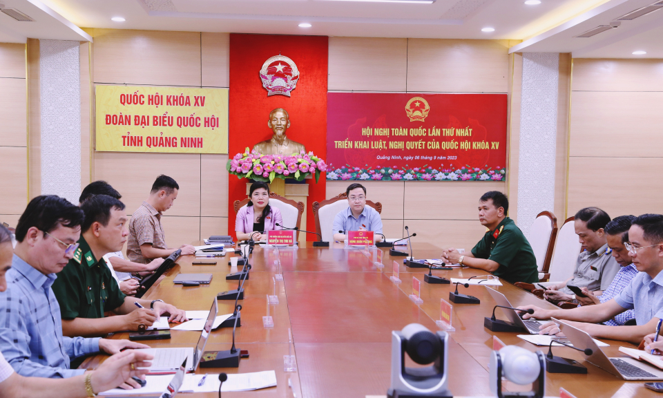 Hội nghị toàn quốc lần thứ nhất triển khai luật, nghị quyết của Quốc hội khóa XV