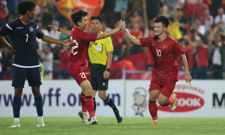 U23 Việt Nam thắng đậm trận ra quân vòng loại U23 châu Á: Đầu xuôi, đuôi lấn cấn