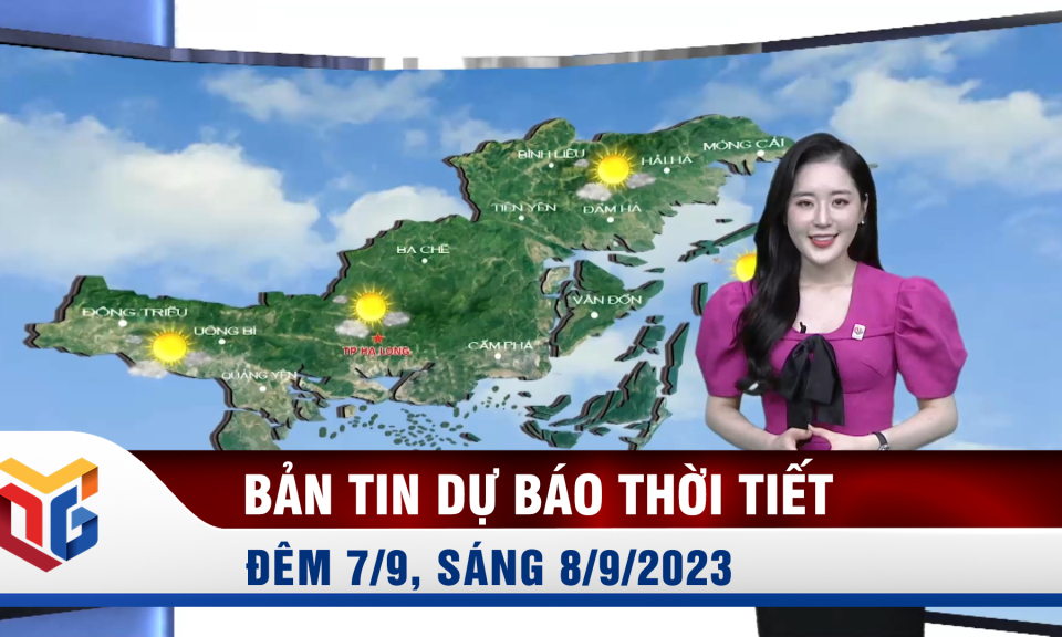 Dự báo thời tiết đêm 7, ngày 8/9/2023