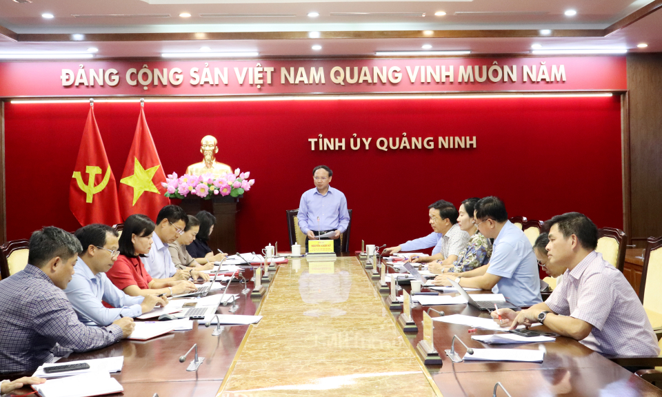 Chuẩn bị tốt các Hội thảo về giá trị văn hóa, con người và những đột phá phát triển của tỉnh
