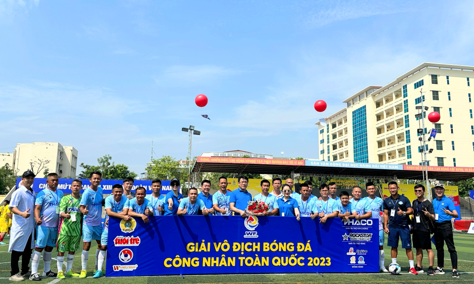Quảng Ninh tham gia Giải Bóng đá công nhân toàn quốc 2023