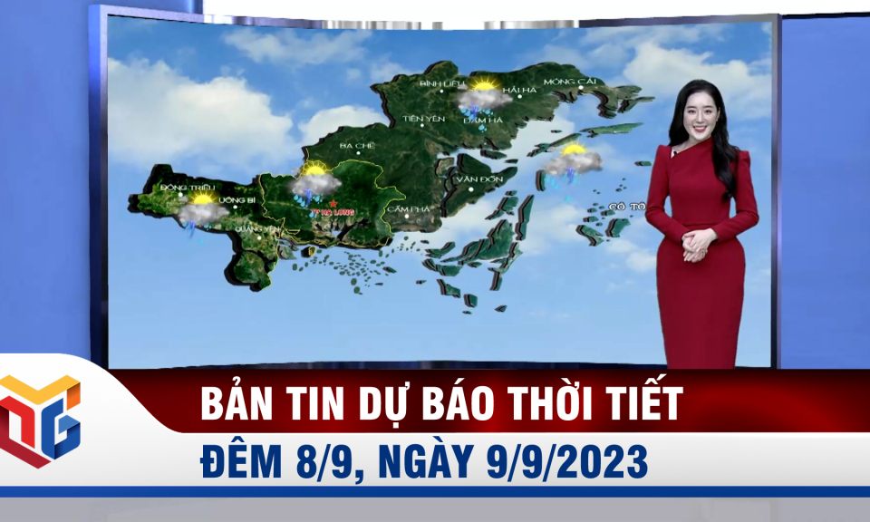 Dự báo thời tiết đêm 8, ngày 9/9/2023