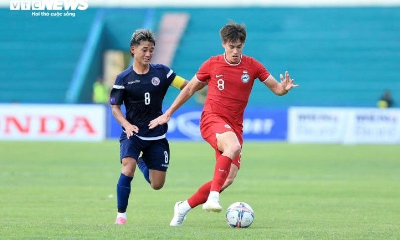 Ghi bàn thắng muộn, U23 Guam giành 1 điểm lịch sử trước U23 Singapore