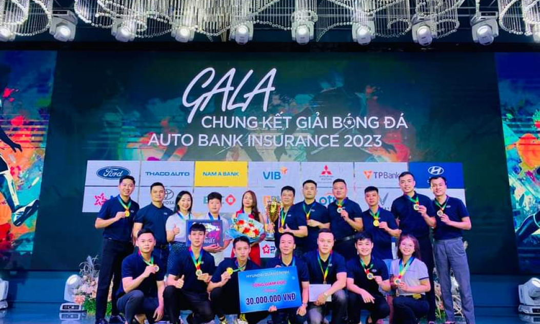 Hyundai Quảng Ninh vô địch Giải bóng đá Auto-Bank-Insurance 2023
