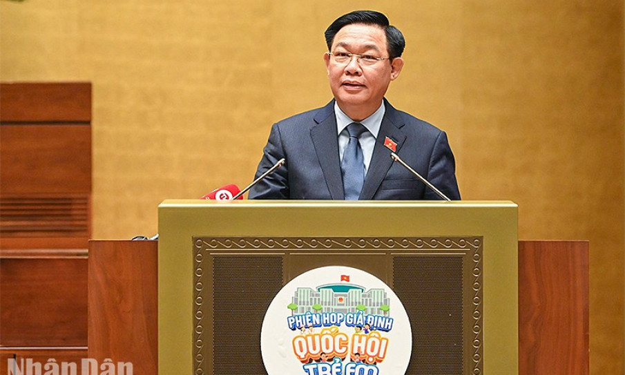 Chủ tịch Quốc hội: Tiếng nói từ trẻ em làm thay đổi nhận thức của người lớn