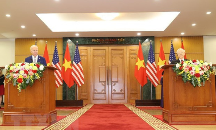 Việt Nam-Hoa Kỳ thông qua Tuyên bố chung, nâng tầm quan hệ hai nước