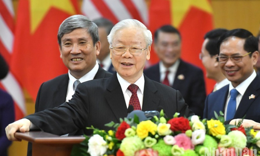 Party General Secretary’s address to the press after talks with US President 