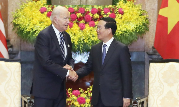 Chủ tịch nước Võ Văn Thưởng hội kiến Tổng thống Hoa Kỳ Joe Biden
