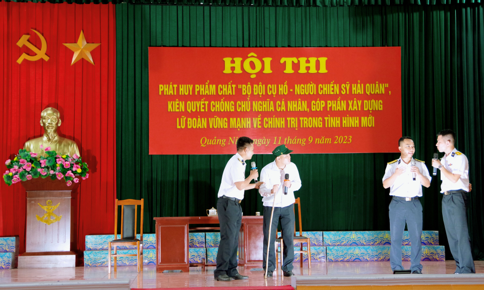 Lữ đoàn 147 thi tuyên truyền phát huy phẩm chất “Bộ đội Cụ Hồ - Người chiến sĩ Hải quân”