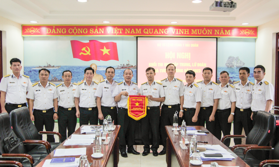 Bộ Tư lệnh Vùng 1 Hải quân: Tổng kết phong trào Thi đua quyết thắng Khối trung, lữ đoàn và tương đương