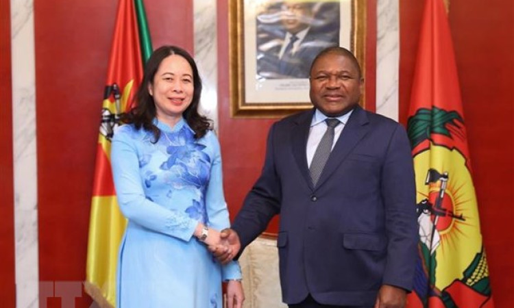 Phó Chủ tịch nước Võ Thị Ánh Xuân hội kiến Tổng thống Mozambique