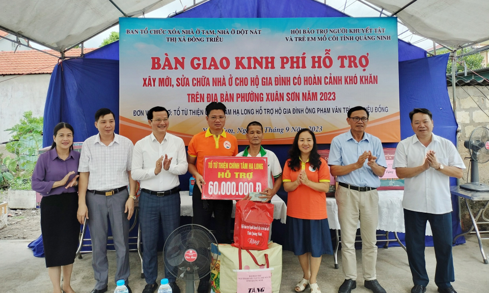 Khánh thành 3 ngôi Nhà tình thương cho người khuyết tật