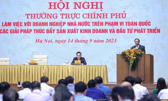 Hội nghị Thường trực Chính phủ với doanh nghiệp Nhà nước Toàn quốc