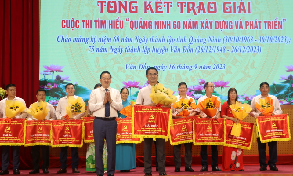 Huyện Vân Đồn: Tổ chức Cuộc thi sân khấu hóa tìm hiểu “Quảng Ninh 60 năm xây dựng và phát triển”