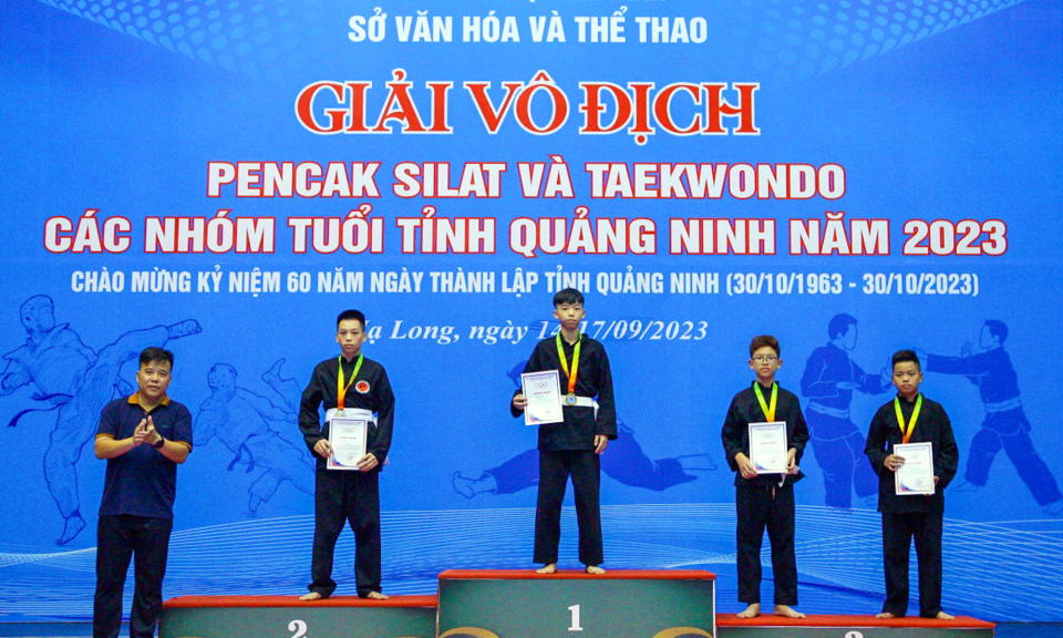 Bế mạc Giải Vô địch các lứa tuổi Pencak Silat - Taekwondo tỉnh 2023