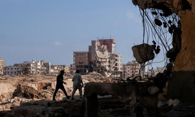 Liên Hợp Quốc giảm thống kê số người chết vì lũ quét ở Libya