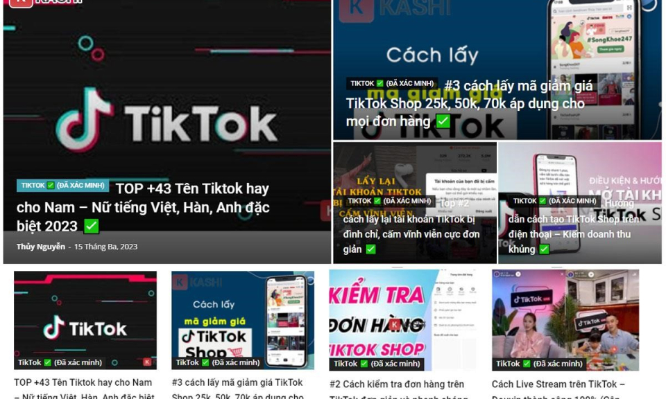 Làm thế nào để lên xu hướng Tiktok? Tìm hiểu ngay tại Kashi