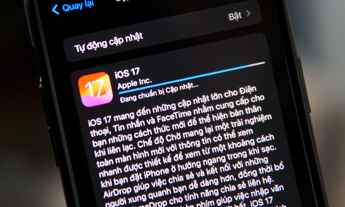 Apple phát hành iOS 17