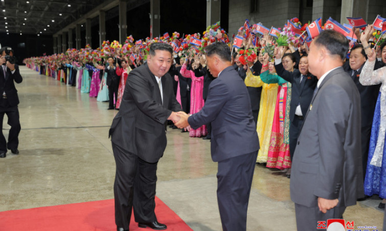 Ông Kim Jong-un về đến Bình Nhưỡng