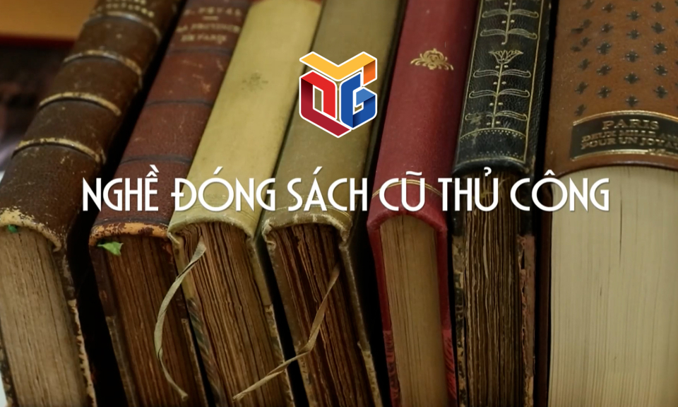 Nghề đóng sách cũ thủ công