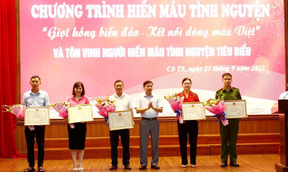 Huyện Cô Tô: Phát động Ngày hội hiến máu tình nguyện “Giọt hồng Biển đảo – Kết nối dòng máu Việt”