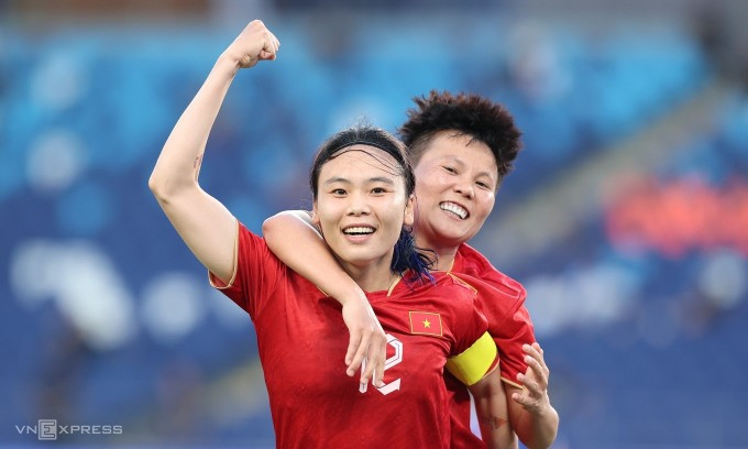 Nữ Việt Nam thắng trận ra quân Asiad 19