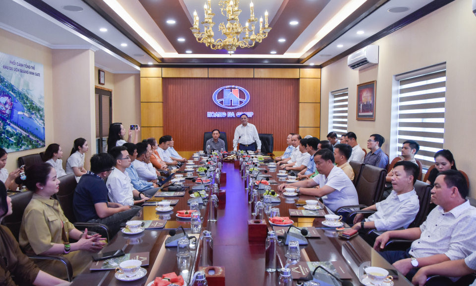 Hiệp hội doanh nghiệp Thanh Hoá thăm, làm việc với doanh nghiệp Quảng Ninh