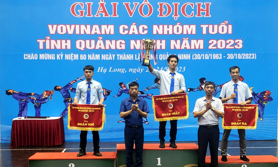 TP Hạ Long giành giải Nhất toàn đoàn Giải vô địch Vovinam