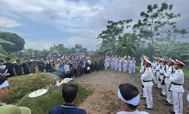 Truy thăng cấp bậc Thượng úy cho Trung úy công an hy sinh ở Thái Bình