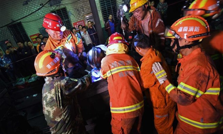 Thiệt hại nặng nề trong vụ cháy mỏ than ở Trung Quốc