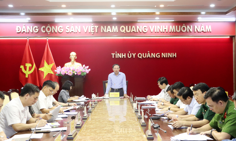 Giao ban công tác nội chính 9 tháng năm 2023