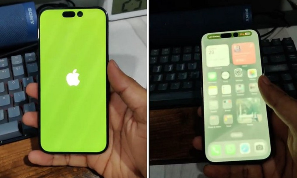 iPhone 15 mắc lỗi màn hình ám xanh chỉ sau một ngày sử dụng