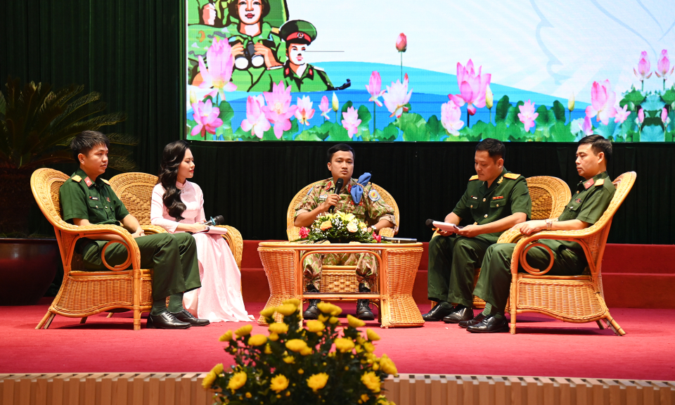 Bộ CHQS tỉnh Quảng Ninh: Tọa đàm “Sĩ quan trẻ - khát vọng, bản lĩnh, cống hiến”