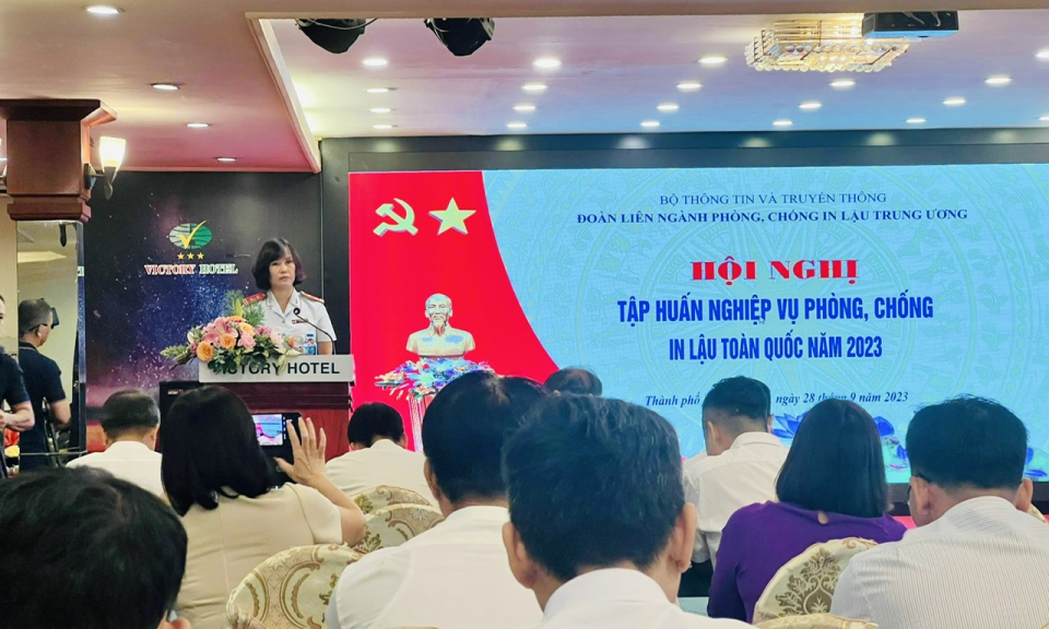 Nâng cao nghiệp vụ phòng, chống in lậu toàn quốc