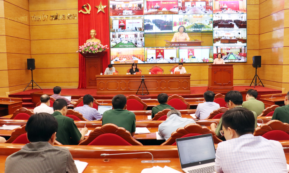 Sơ kết công tác tổ chức xây dựng Đảng 9 tháng năm 2023