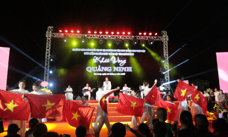 Công diễn chương trình nghệ thuật “Khát vọng Quảng Ninh”