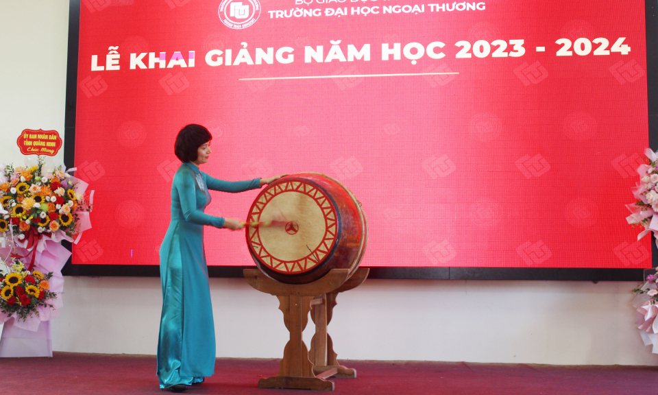 Trường Đại học Ngoại thương cơ sở Quảng Ninh khai giảng năm học 2023-2024
